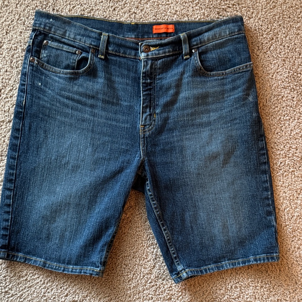 St. John's Bay Dark Blue Jean Shorts